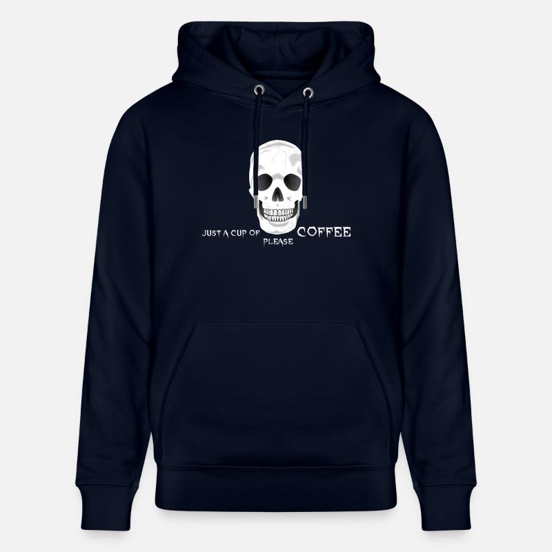 Caféine de café Crâne - Sweat à capuche bio CRUISER Stanley/Stella Unisexe - marine