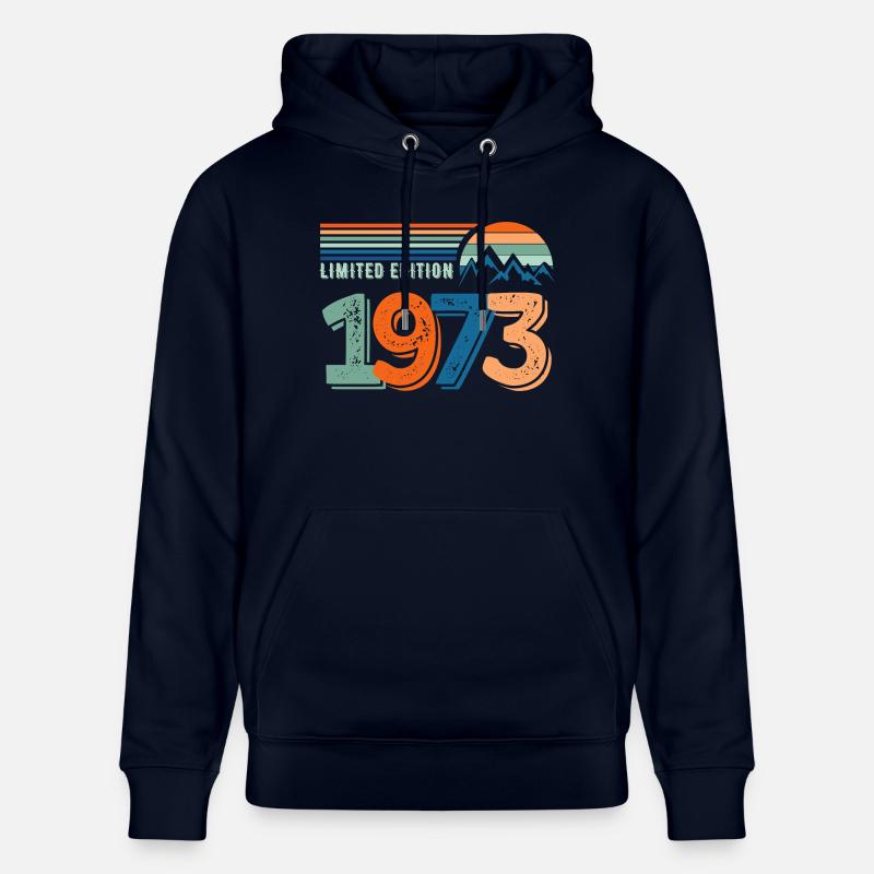 Limited edition 1973 - Sweat à capuche bio CRUISER Stanley/Stella Unisexe - marine