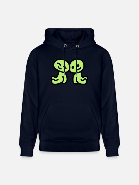 Freundschaft - verliebt - Stanley/Stella Unisex Bio-Hoodie CRUISER - Navy