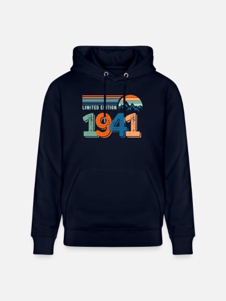 Limitierte Auflage 1941 - Stanley/Stella Unisex Bio-Hoodie CRUISER  - Navy