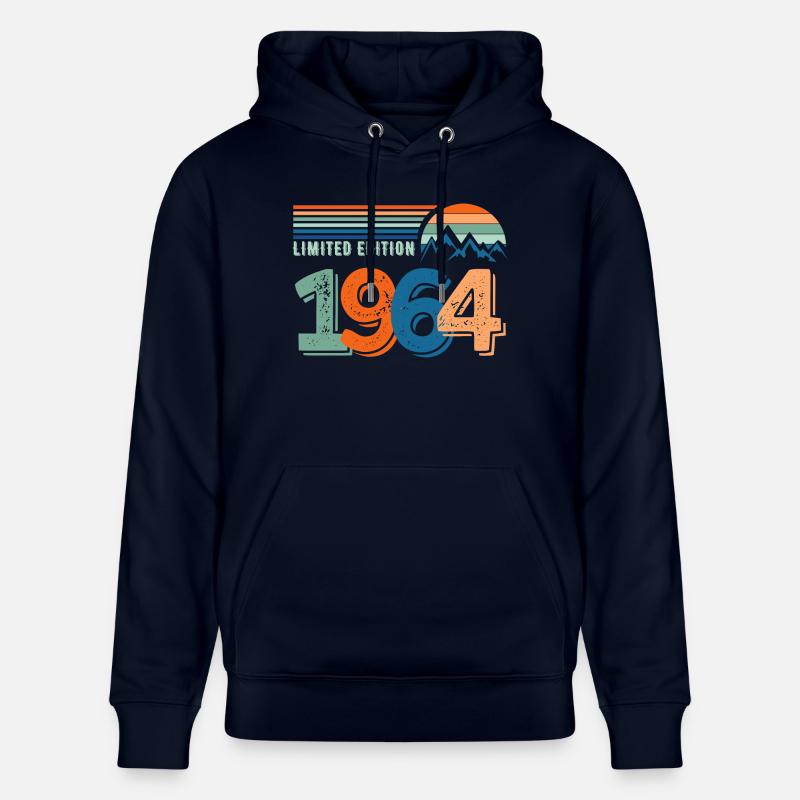 Limited edition 1964 - Sweat à capuche bio CRUISER Stanley/Stella Unisexe - marine