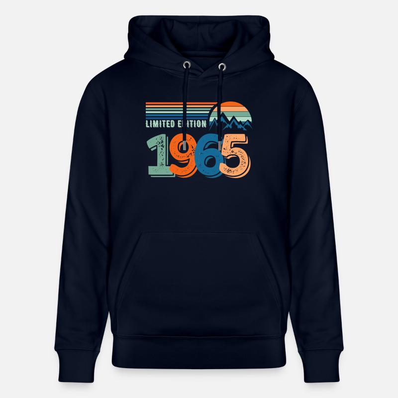 Limited edition 1965 - Sweat à capuche bio CRUISER Stanley/Stella Unisexe - marine