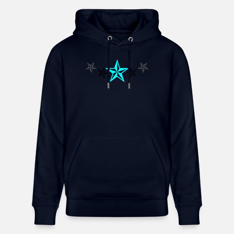 Conception d’étoiles - Sweat à capuche bio CRUISER Stanley/Stella Unisexe - marine
