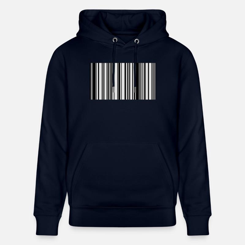 code barre - Sweat à capuche bio CRUISER Stanley/Stella Unisexe - marine