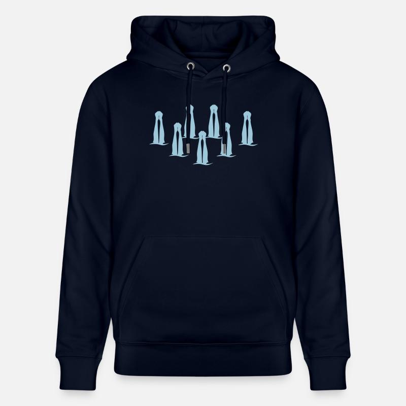 natation synchronisee synchronized swimm - Sweat à capuche bio CRUISER Stanley/Stella Unisexe - marine