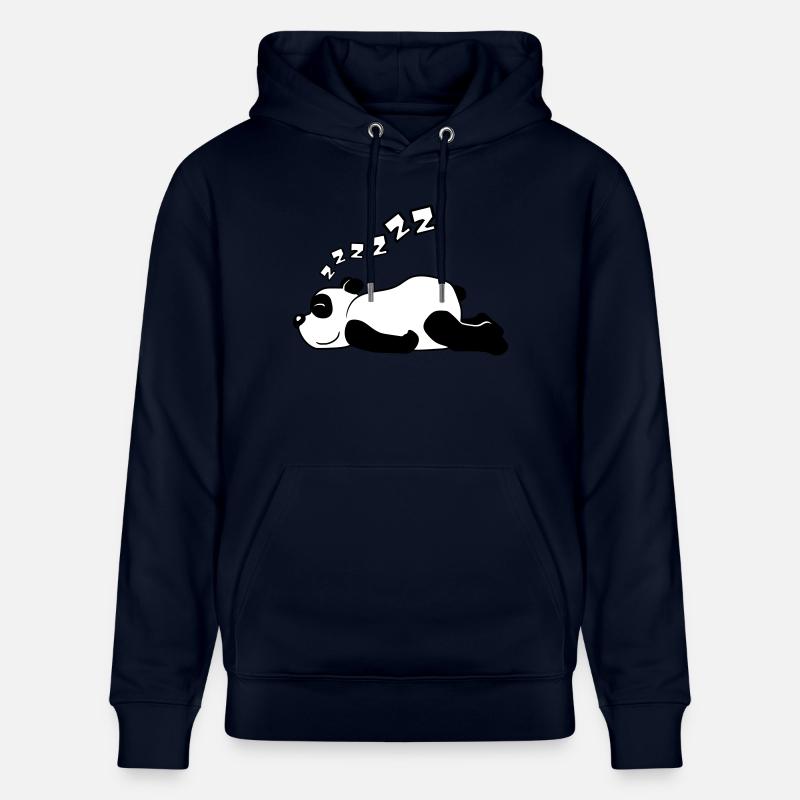 ZZZZZZ Panda Baer - Sweat à capuche bio CRUISER Stanley/Stella Unisexe - marine
