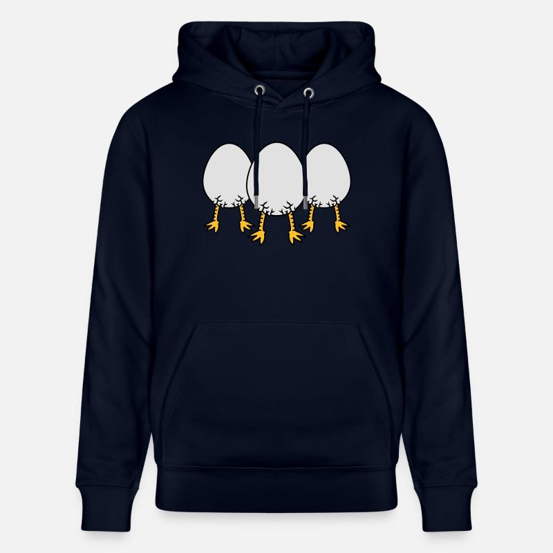 Chick In Egg Crew - Sweat à capuche bio CRUISER Stanley/Stella Unisexe - marine