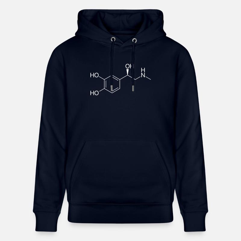 Adrenalin Molekül - weiß - Stanley/Stella Unisex Bio-Hoodie CRUISER - Navy