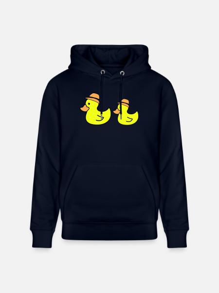 Duck Hat - Stanley/Stella CRUISER Unisex Organic Hoodie - navy