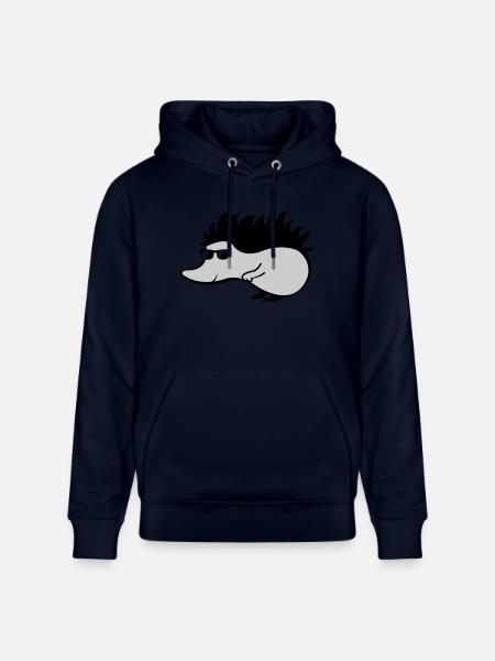 hérisson cool - Sweat à capuche bio CRUISER Stanley/Stella Unisexe - marine