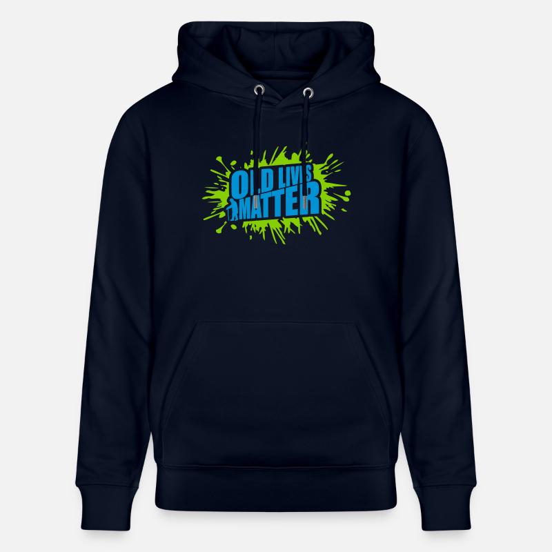 Citation Old Lives Matter - Sweat à capuche bio CRUISER Stanley/Stella Unisexe - marine