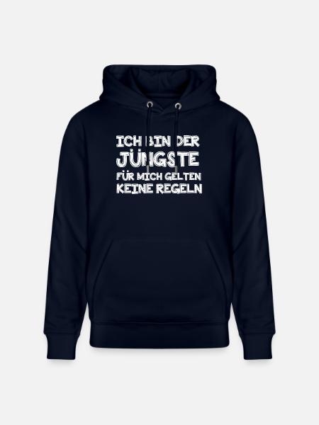 Ich bin der Jüngste - Stanley/Stella Unisex Bio-Hoodie CRUISER - Navy