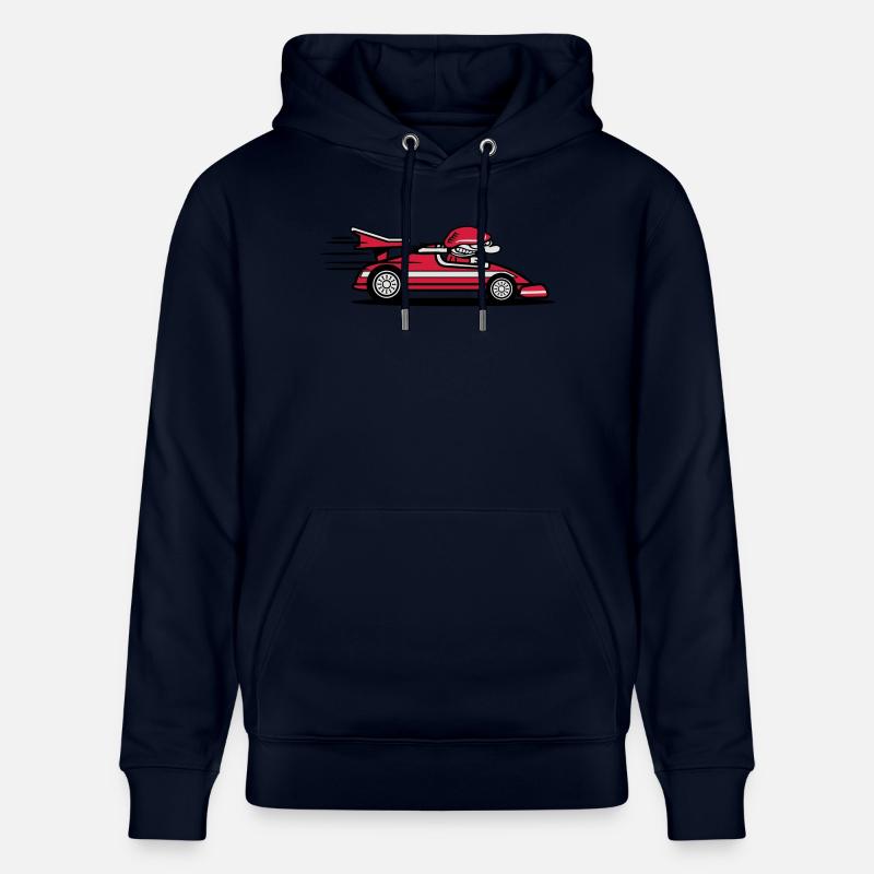 voiture de course drôle - Sweat à capuche bio CRUISER Stanley/Stella Unisexe - marine