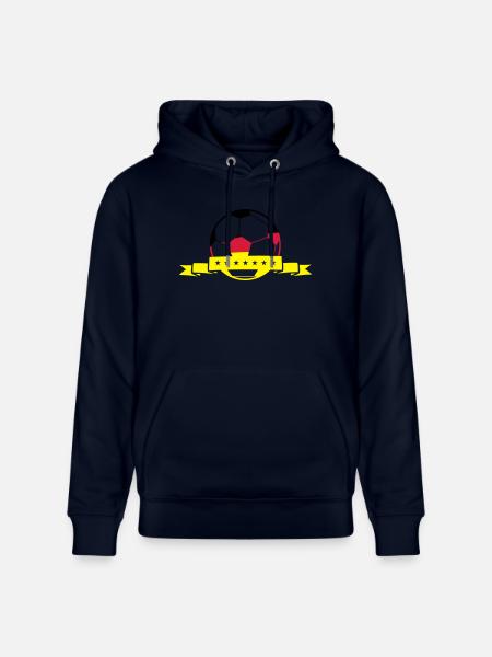 fussball deutschland - Stanley/Stella Unisex Bio-Hoodie CRUISER - Navy