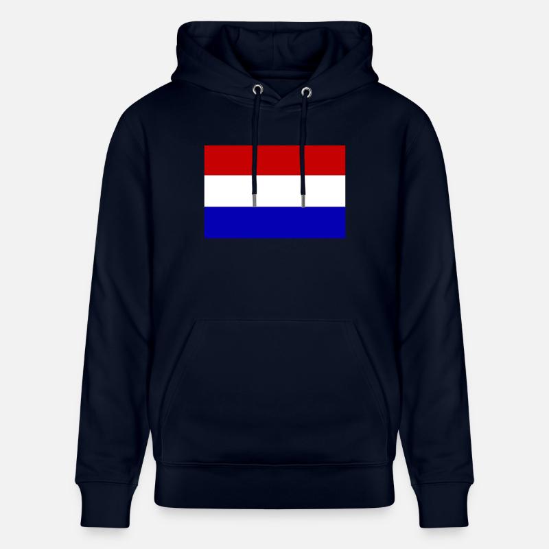 Pays-Bas, Pays-Bas, Pays-Bas, drapeau, drapeau - Sweat à capuche bio CRUISER Stanley/Stella Unisexe - marine