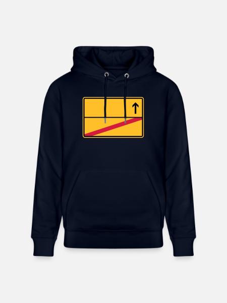 Stadtschild, Ausfahrt - Stanley/Stella Unisex Bio-Hoodie CRUISER  - Navy