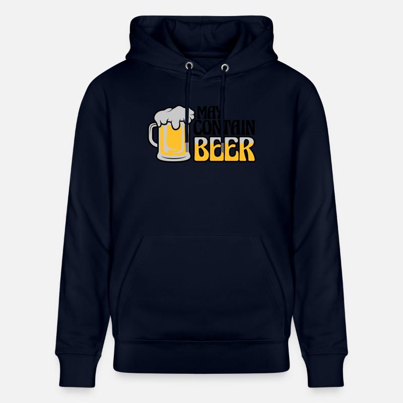 May Contain Beer Spruch - Stanley/Stella Unisex Bio-Hoodie CRUISER - Navy