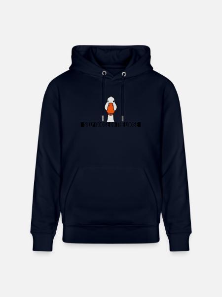 goose on the loose - Stanley/Stella CRUISER Unisex Organic Hoodie - navy