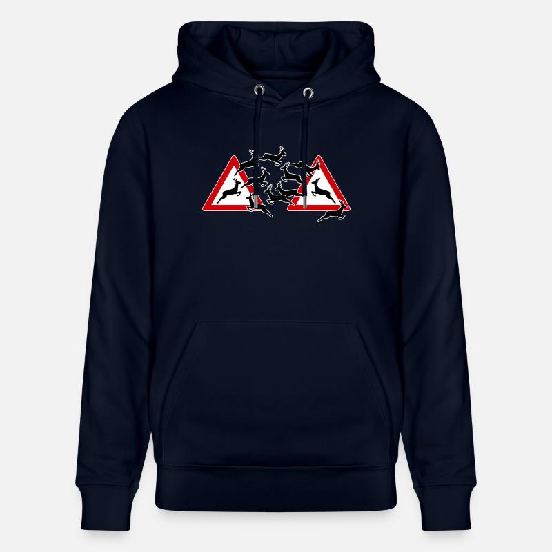 Forte Wildwechsel - Sweat à capuche bio CRUISER Stanley/Stella Unisexe - marine