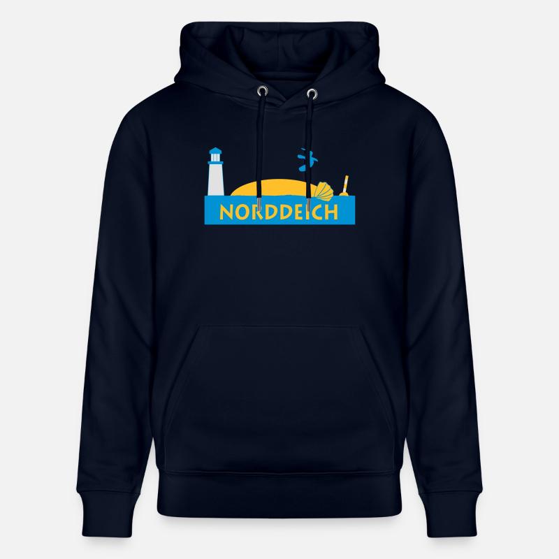norddeich - Stanley/Stella Unisex Bio-Hoodie CRUISER - Navy