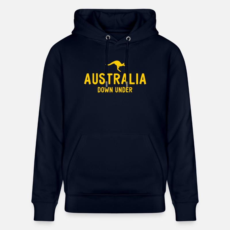 Australia - Down Under - Australien - Känguru - Stanley/Stella Unisex Bio-Hoodie CRUISER  - Navy