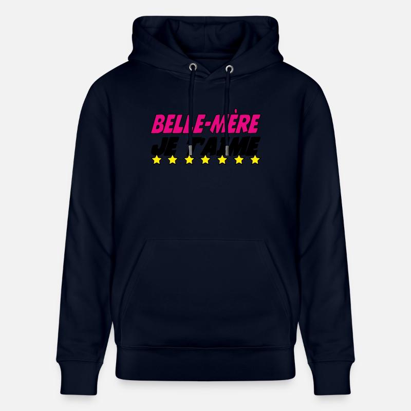 Stiefmutter, ich liebe dich - Stanley/Stella Unisex Bio-Hoodie CRUISER  - Navy