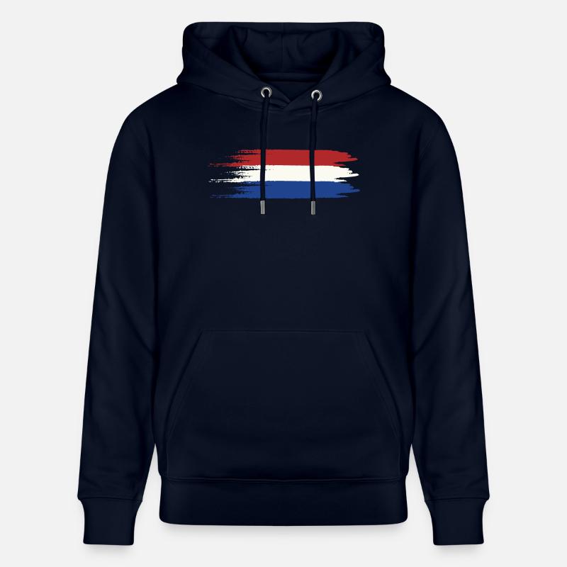 Drapeau des Pays-Bas Hollande - Sweat à capuche bio CRUISER Stanley/Stella Unisexe - marine