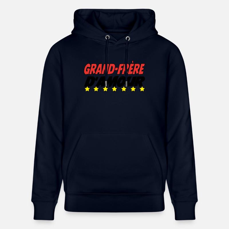 Großer verliebter Bruder - Stanley/Stella Unisex Bio-Hoodie CRUISER  - Navy