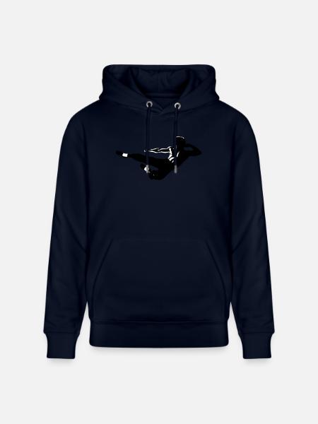 bruce lee - Stanley/Stella CRUISER Unisex Organic Hoodie - navy