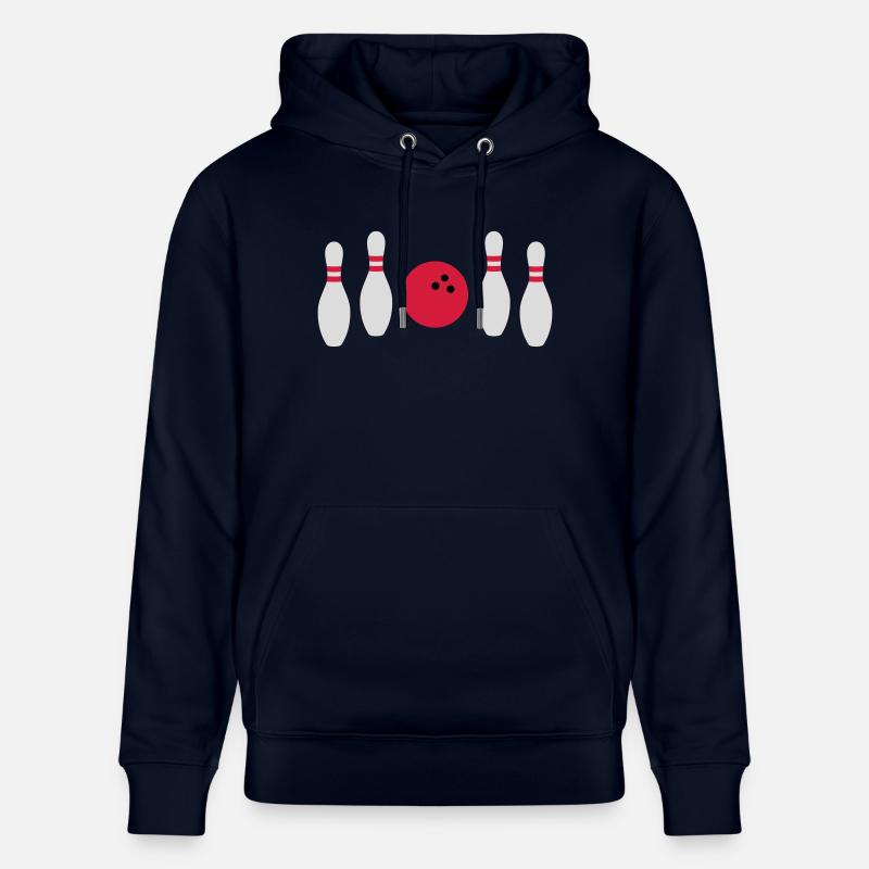 Zwischendurch nicht getroffen Bowling - Stanley/Stella Unisex Bio-Hoodie CRUISER  - Navy