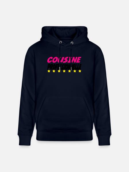 PROFESSIONAL COUSIN - Stanley/Stella CRUISER Unisex Organic Hoodie - navy