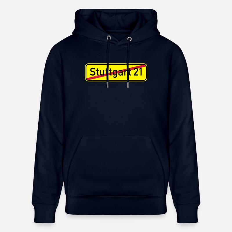Stuttgart 21 - Sweat à capuche bio CRUISER Stanley/Stella Unisexe - marine