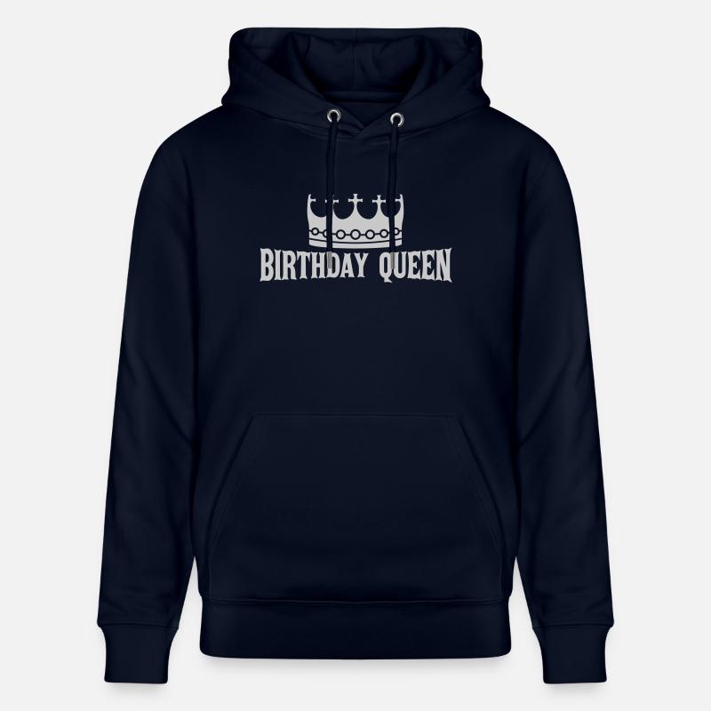 Citation Anniversaire Queen Logo - Sweat à capuche bio CRUISER Stanley/Stella Unisexe - marine