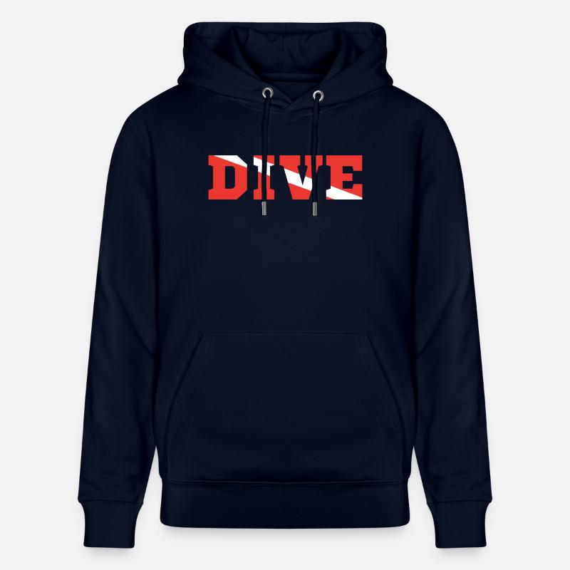 Plongée Plongeur Scuba - Sweat à capuche bio CRUISER Stanley/Stella Unisexe - marine