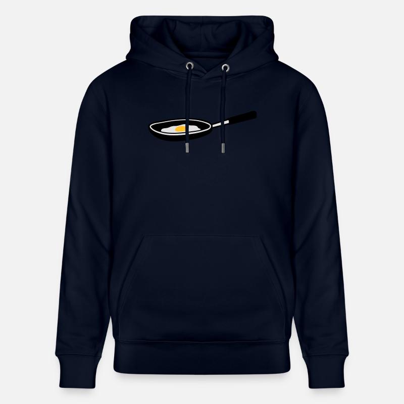 egg_in_pan - Sweat à capuche bio CRUISER Stanley/Stella Unisexe - marine