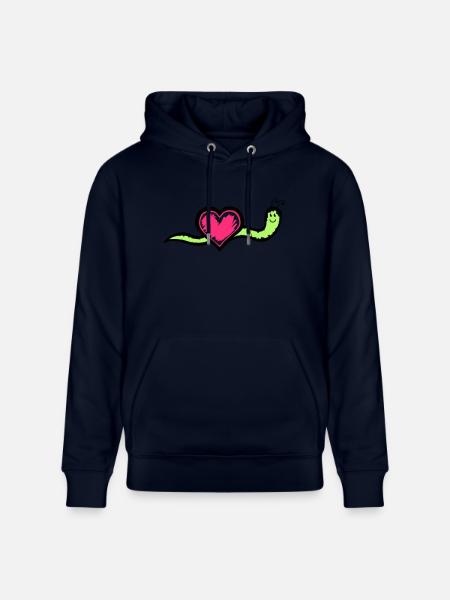 Snail 02 - Stanley/Stella CRUISER Unisex Organic Hoodie - navy