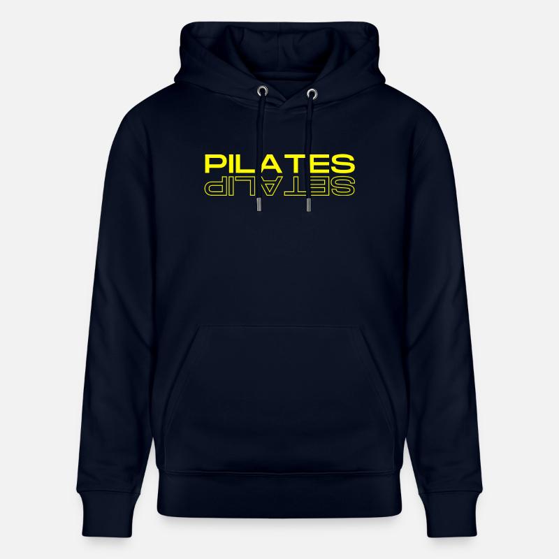 Pilates Mirror Reflection - Stanley/Stella Unisex Bio-Hoodie CRUISER  - Navy