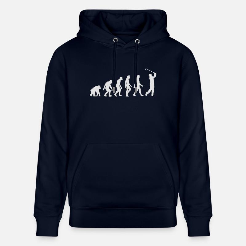 L'évolution du golf - Sweat à capuche bio CRUISER Stanley/Stella Unisexe - marine