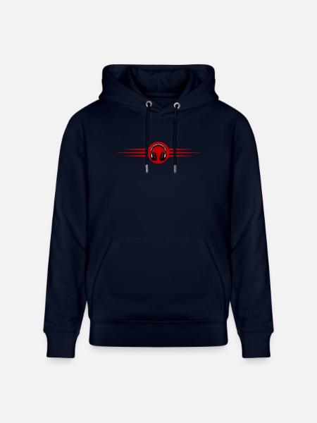 Headphones Music - Stanley/Stella CRUISER Unisex Organic Hoodie - navy