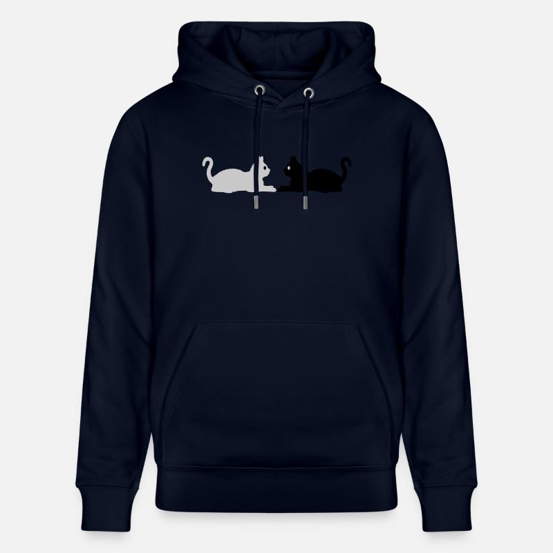 Équipe Yin Yang Cats - Sweat à capuche bio CRUISER Stanley/Stella Unisexe - marine