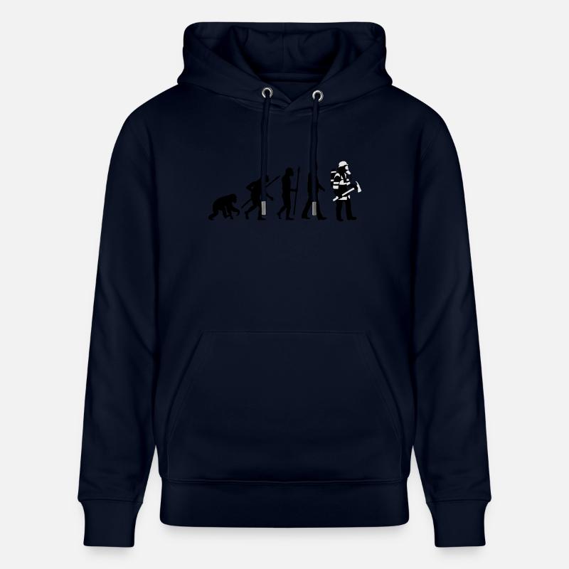 evolution_feuerwehrmann_012015_a_2c - Stanley/Stella Unisex Bio-Hoodie CRUISER  - Navy