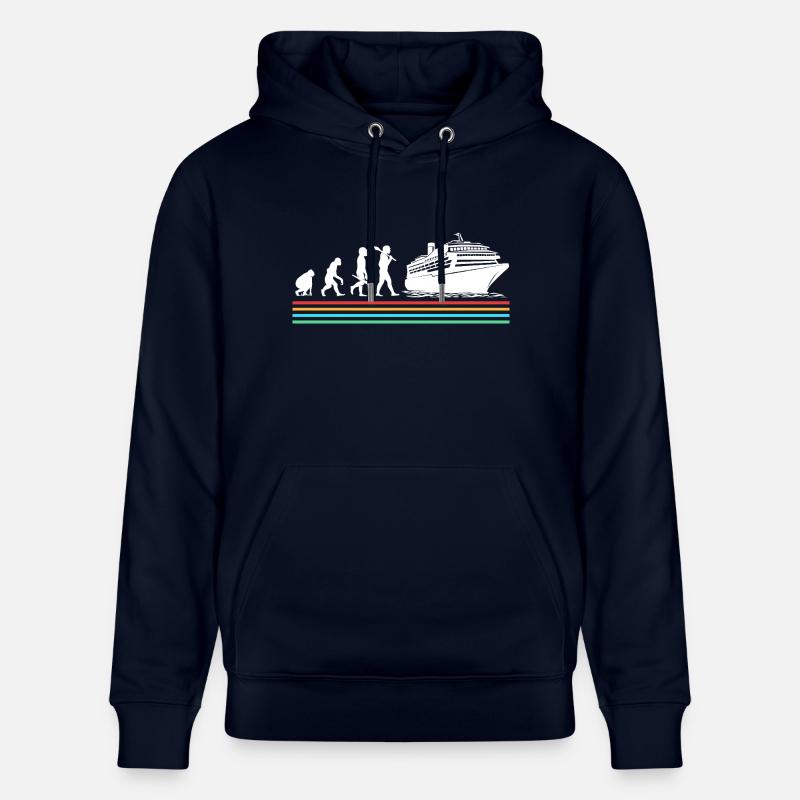 Kreuzfahrt Kreuzfahrtschiff Evolution - Stanley/Stella Unisex Bio-Hoodie CRUISER - Navy