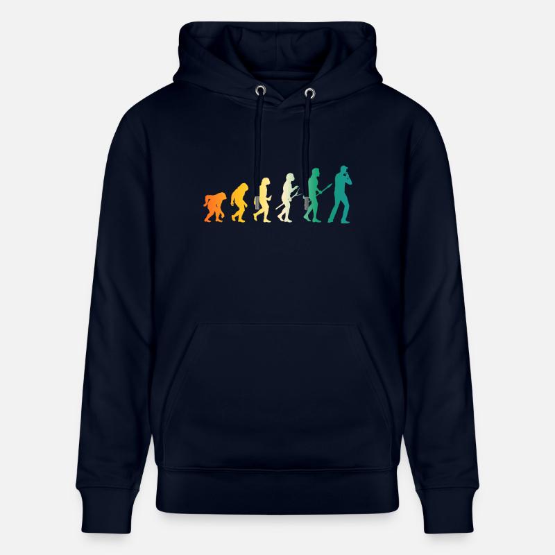 Harmonica Evolution Harmonica - Sweat à capuche bio CRUISER Stanley/Stella Unisexe - marine