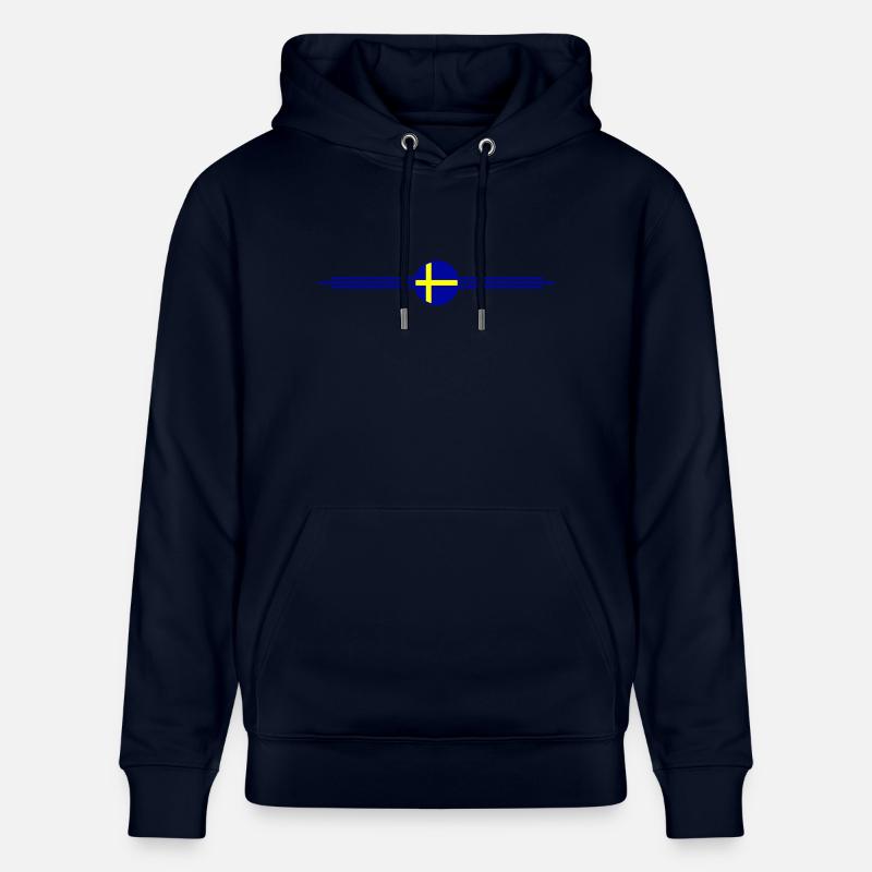 Drapeau de la Suède Drapeau - Sweat à capuche bio CRUISER Stanley/Stella Unisexe - marine