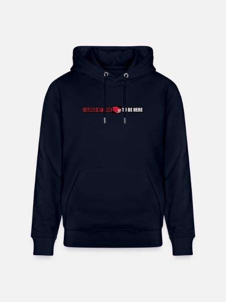 I closed my book - Stanley/Stella Unisex Bio-Hoodie CRUISER  - Navy