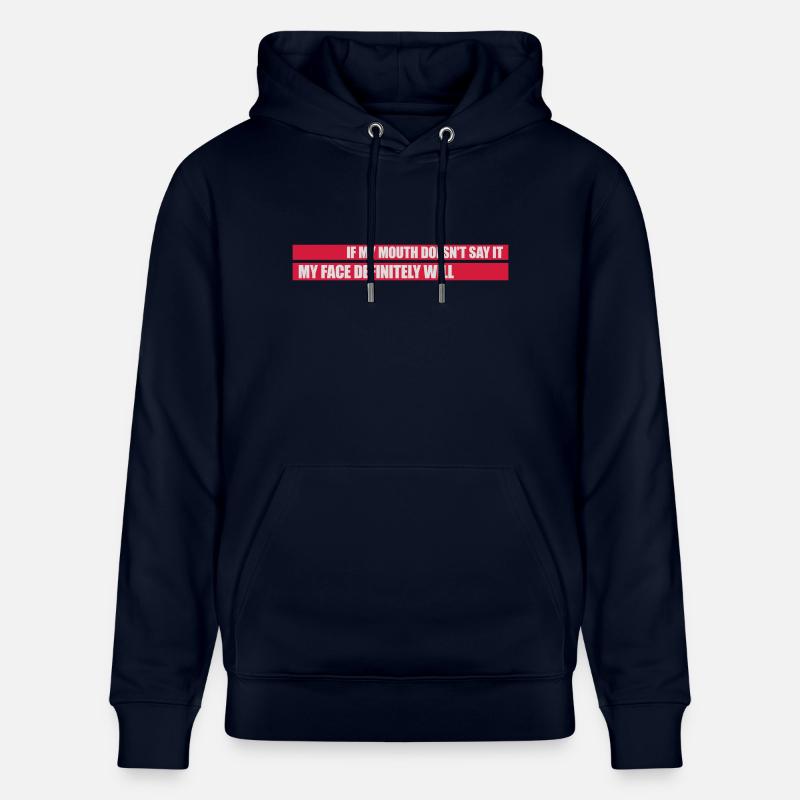Mon visage le fera certainement - Sweat à capuche bio CRUISER Stanley/Stella Unisexe - marine