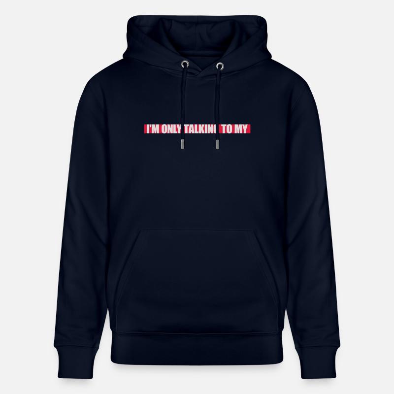 ne parler qu’au chien - Sweat à capuche bio CRUISER Stanley/Stella Unisexe - marine