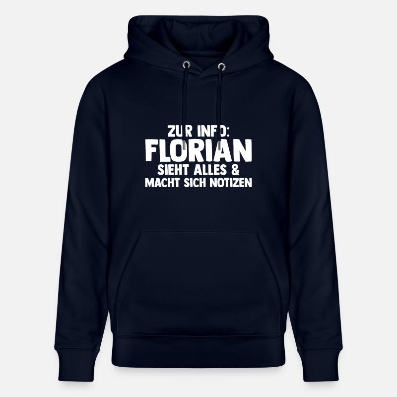 Florian - Sweat à capuche bio CRUISER Stanley/Stella Unisexe - marine