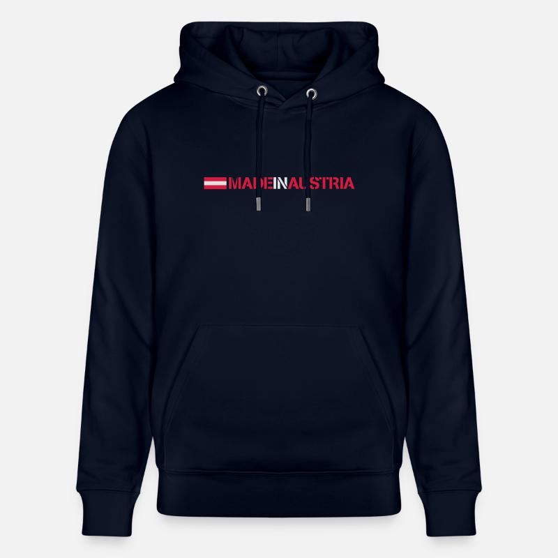 Made In Austria Logo - Sweat à capuche bio CRUISER Stanley/Stella Unisexe - marine