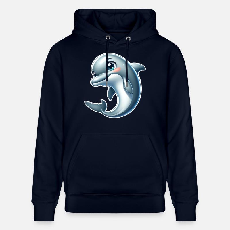 Dauphin - Sweat à capuche bio CRUISER Stanley/Stella Unisexe - marine